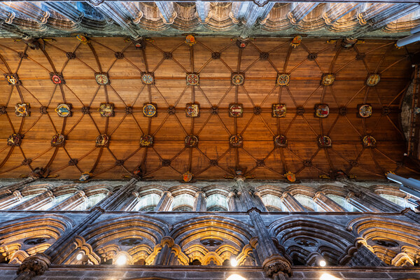 Glasgow Cathedral Choir Vault In Scotland Picture Board by Artur Bogacki