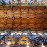 Buy canvas prints of Glasgow Cathedral Choir Vault In Scotland by Artur Bogacki