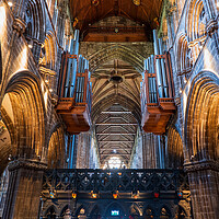 Buy canvas prints of Glasgow Cathedral Interior In Scotland by Artur Bogacki