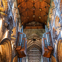 Buy canvas prints of The Glasgow Cathedral Interior In Scotland by Artur Bogacki