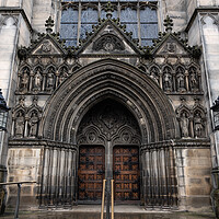 Buy canvas prints of St Giles Cathedral West Doorway In Edinburgh by Artur Bogacki