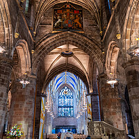 Buy canvas prints of Interior of St Giles Cathedral in Edinburgh by Artur Bogacki