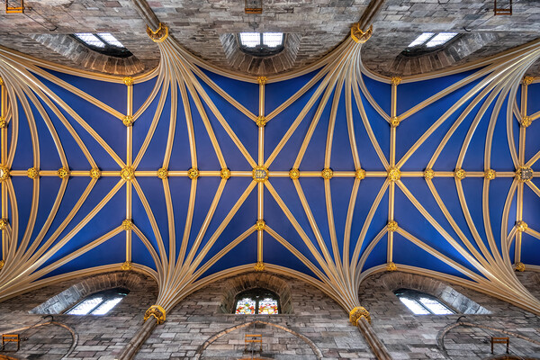 Tierceron Vault in St Giles Cathedral in Edinburgh Picture Board by Artur Bogacki