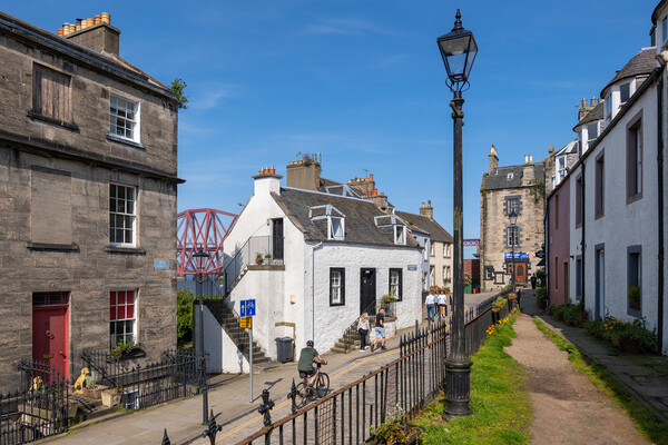 South Queensferry Town In Scotland Picture Board by Artur Bogacki