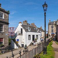 Buy canvas prints of South Queensferry Town In Scotland by Artur Bogacki