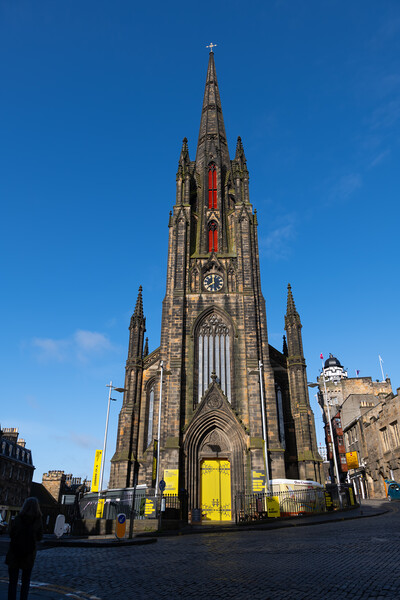 The Hub Former Tolbooth Church In Edinburgh Picture Board by Artur Bogacki
