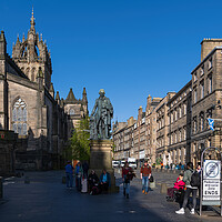 Buy canvas prints of Old Town Of Edinburgh In Scotland by Artur Bogacki