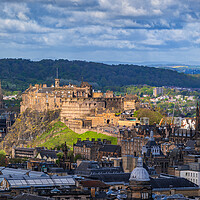 Buy canvas prints of Edinburgh Castle In The Sun by Artur Bogacki