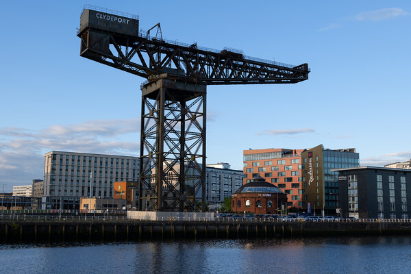 Finnieston Crane at River Clyde in Glasgow Picture Board by Artur Bogacki