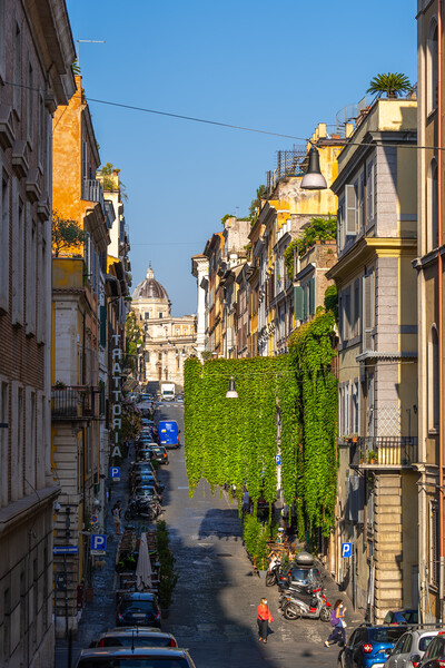 Via Panisperna Street In Rome Picture Board by Artur Bogacki