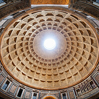 Buy canvas prints of Monumental Dome Of The Pantheon In Rome by Artur Bogacki