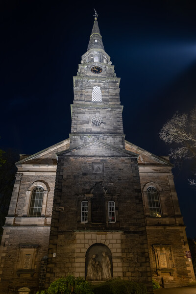 Church of St Cuthbert at Night in Edinburgh Picture Board by Artur Bogacki