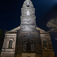 Buy canvas prints of Church of St Cuthbert at Night in Edinburgh by Artur Bogacki