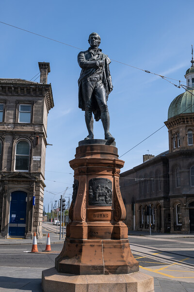 Robert Burns Monument In Edinburgh Picture Board by Artur Bogacki