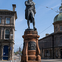 Buy canvas prints of Robert Burns Monument In Edinburgh by Artur Bogacki