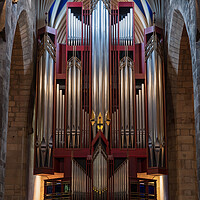 Buy canvas prints of Pipe Organ in St Giles Cathedral in Edinburgh by Artur Bogacki