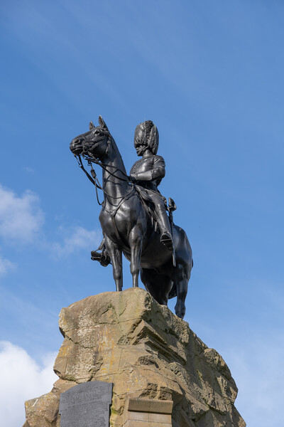 Royal Scots Greys Monument In Edinburgh Picture Board by Artur Bogacki