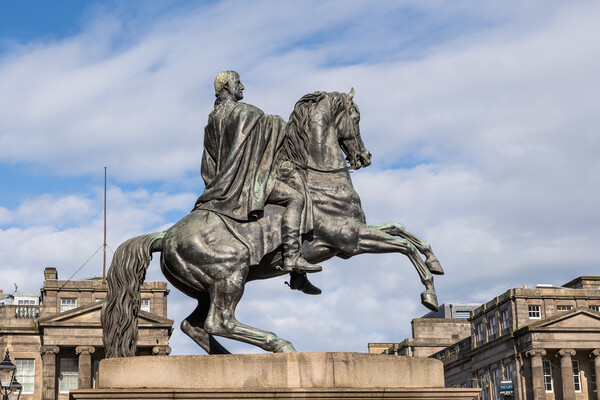 Statue of Duke of Wellington in Edinburgh Picture Board by Artur Bogacki
