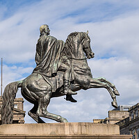 Buy canvas prints of Statue of Duke of Wellington in Edinburgh by Artur Bogacki