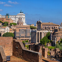 Buy canvas prints of Rome Cityscape With Roman Forum by Artur Bogacki
