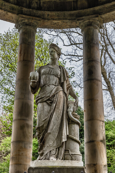 Statue of Hygieia Goddess of Health in Edinburgh Picture Board by Artur Bogacki