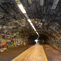 Buy canvas prints of Rodney Street Tunnel In Edinburgh by Artur Bogacki