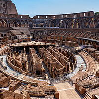 Buy canvas prints of Colosseum Interior In Rome, Italy by Artur Bogacki