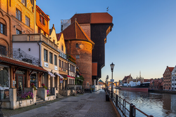 Sunrise in Old Town of Gdansk Picture Board by Artur Bogacki