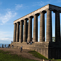 Buy canvas prints of National Monument of Scotland on Calton Hill, Edinburgh by Artur Bogacki