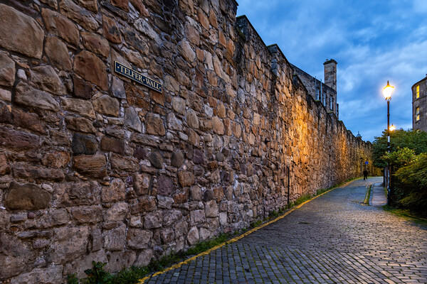 Telfer Wall at Dusk in Edinburgh, Scotland Picture Board by Artur Bogacki