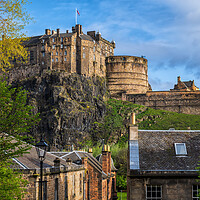 Buy canvas prints of Edinburgh Castle From Vennel Steps by Artur Bogacki