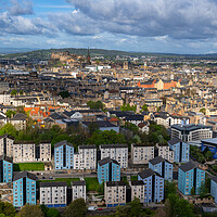 Buy canvas prints of Edinburgh Cityscape by Artur Bogacki