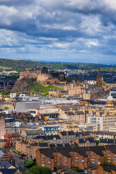 Edinburgh Cityscape In Scotland Picture Board by Artur Bogacki