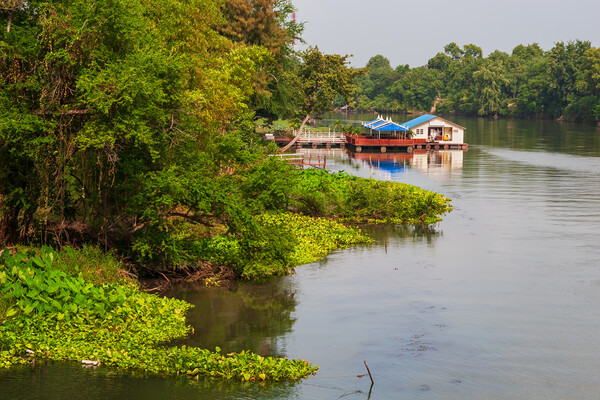 River Kwai In Kanchanaburi, Thailand Picture Board by Artur Bogacki