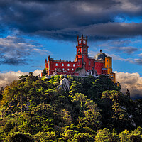 Buy canvas prints of National Palace of Pena in Sintra, Portugal by Artur Bogacki