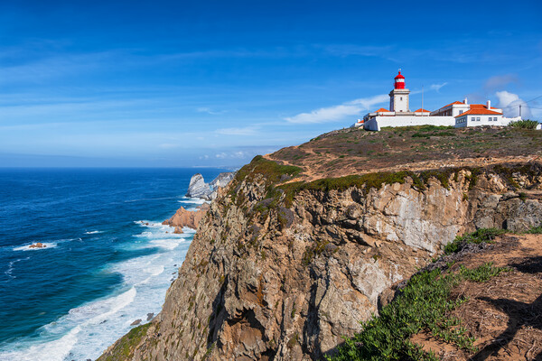 Cabo da Roca Lighthouse In Portugal Picture Board by Artur Bogacki