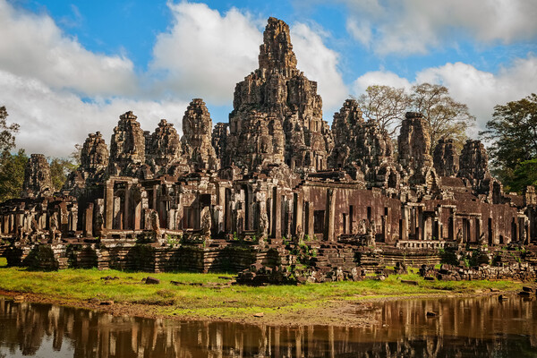 Bayon Temple Of Angkor Thom In Cambodia Picture Board by Artur Bogacki