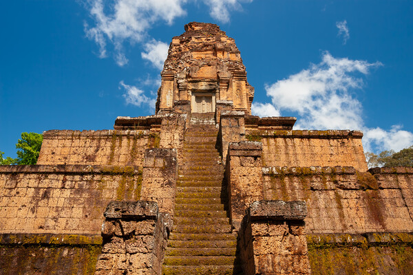 Baksei Chamkrong Pyramid Temple In Cambodia Picture Board by Artur Bogacki
