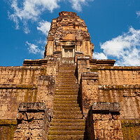 Buy canvas prints of Baksei Chamkrong Pyramid Temple In Cambodia by Artur Bogacki