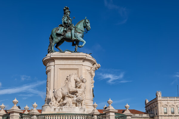 Equestrian Statue of King Jose I in Lisbon Picture Board by Artur Bogacki