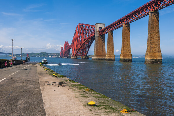 Forth Bridge On Firth Of Forth In Scotland Picture Board by Artur Bogacki