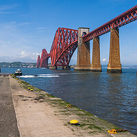 Buy canvas prints of Forth Bridge On Firth Of Forth In Scotland by Artur Bogacki