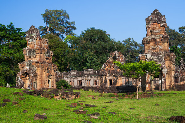 Prasat Suor Prat In Angkor Thom, Cambodia Picture Board by Artur Bogacki