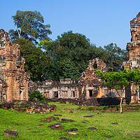 Buy canvas prints of Prasat Suor Prat In Angkor Thom, Cambodia by Artur Bogacki