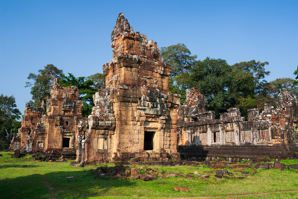 Prasat Suor Prat In Angkor Thom, Cambodia Picture Board by Artur Bogacki