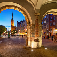Buy canvas prints of Gdansk Old Town From Green Gate by Artur Bogacki