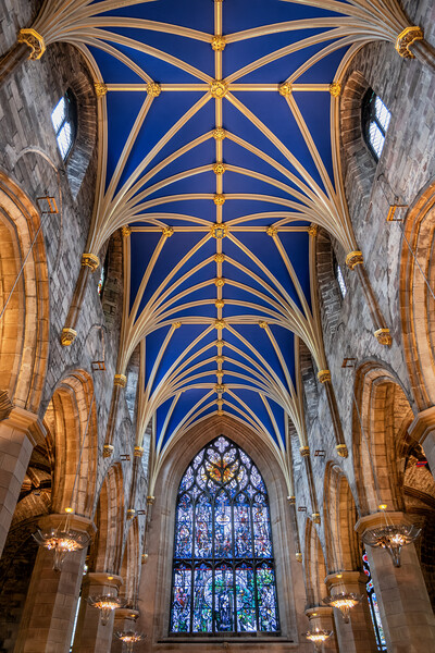 St. Giles Cathedral Vault In Edinburgh Picture Board by Artur Bogacki