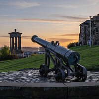 Buy canvas prints of Portuguese Cannon On Calton Hill In Edinburgh by Artur Bogacki