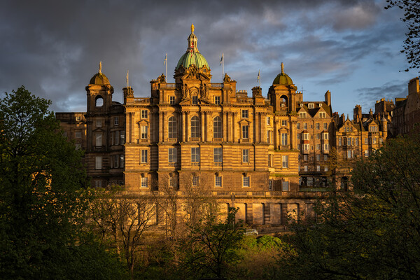 Museum on the Mound at Sunset in Edinburgh Picture Board by Artur Bogacki