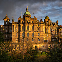 Buy canvas prints of Museum on the Mound at Sunset in Edinburgh by Artur Bogacki